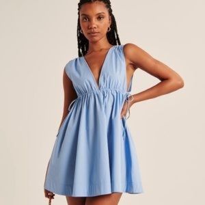 Abercrombie Babydoll Poplin Mini Dress